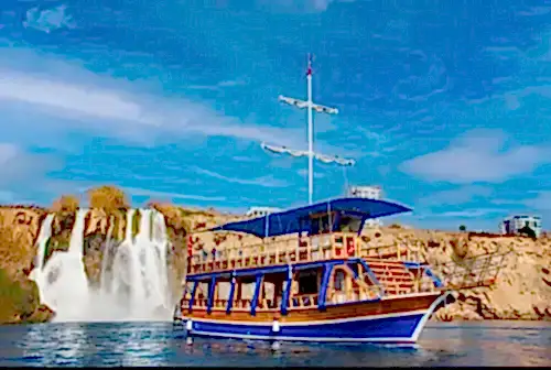 Antalya Kundu'da Düden Şelalesi Rotasıyla, Yemekli Özel Gezi Teknesi