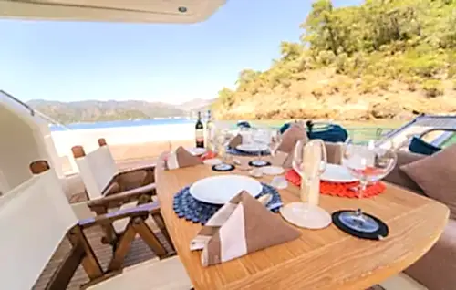 Göcek'te Diana Marka Yat ile Günübirlik veya Konaklamalı Eksiksiz Mavi Tur